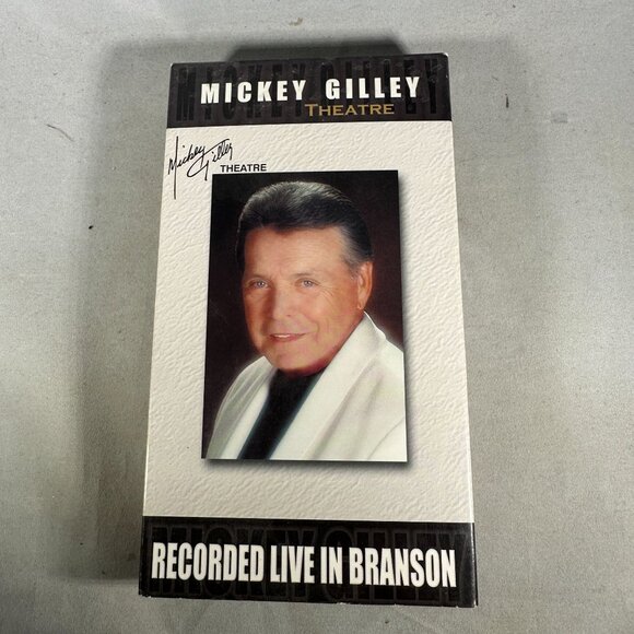 Mickey Gilley Theatre Recorded Live In Branson VHS Classic Country Music - Picture 1 of 4